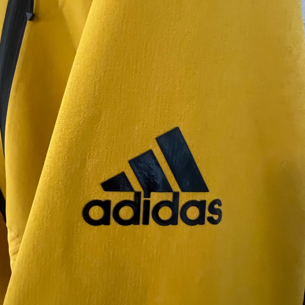 Adidas Men's Yellow Performance Jacket - Picture 2 of 10